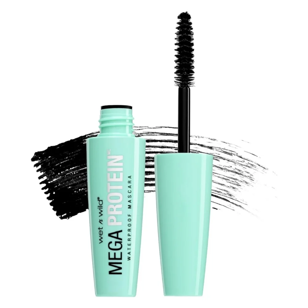 *3/15* NEW Wet n Wild Mega Protein Waterproof Mascara Very Black C154A